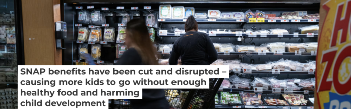 Being able to buy nutritious groceries is essential for your family’s health. Spencer Platt/Getty Images